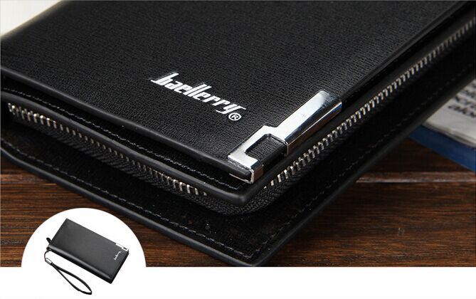 Baellerry Elegant Men Solid Wallet & Card Holders-Black Baellerry Elegant Men Solid Wallet & Card Holders-Black Accessories Baellerry Elegant Men Solid Wallet & Card Holders-Black Baellerry Elegant Men Solid Wallet & Card Holders-Black Accessories