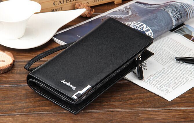 Baellerry Elegant Men Solid Wallet & Card Holders-Black Baellerry Elegant Men Solid Wallet & Card Holders-Black Accessories Baellerry Elegant Men Solid Wallet & Card Holders-Black Baellerry Elegant Men Solid Wallet & Card Holders-Black Accessories