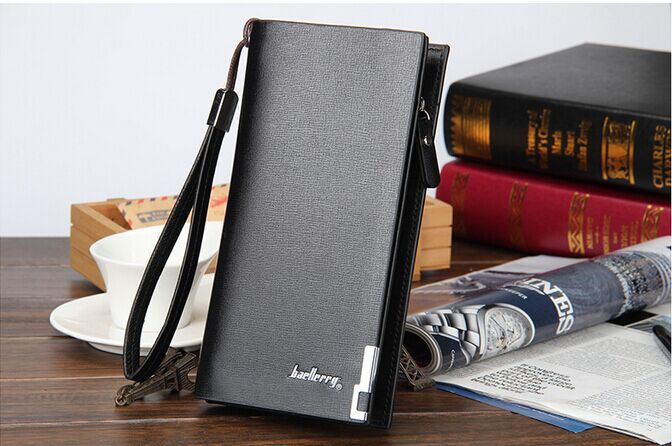 Baellerry Elegant Men Solid Wallet & Card Holders-Black Baellerry Elegant Men Solid Wallet & Card Holders-Black Accessories Baellerry Elegant Men Solid Wallet & Card Holders-Black Baellerry Elegant Men Solid Wallet & Card Holders-Black Accessories