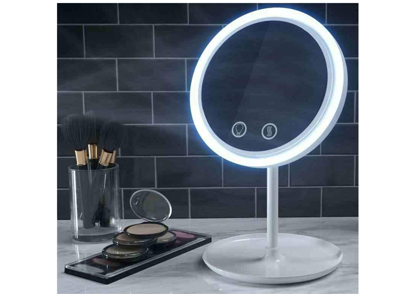 Illuminated Makeup Mirror with Fan Illuminated Makeup Mirror with Fan Beauty tools Illuminated Makeup Mirror with Fan Illuminated Makeup Mirror with Fan Beauty tools